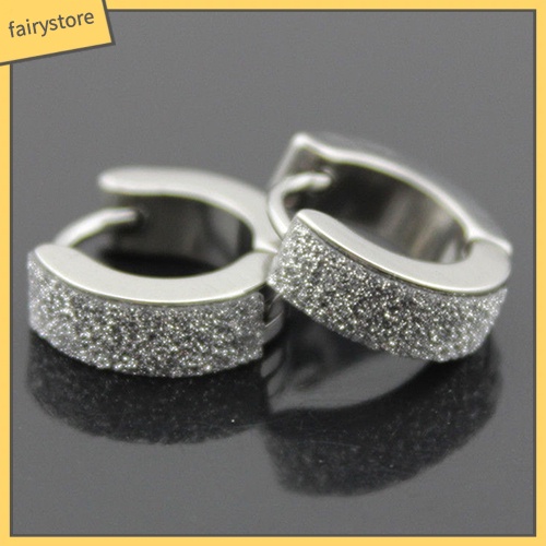 Bông Tai Tròn Bằng Thép Không Gỉ Phong Cách Gothic Thời Trang Dành Cho Nam Và Nữ