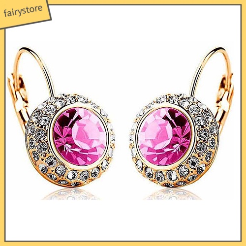 Bông Tai Đính Đá Sang Trọng Dành Cho Nữ