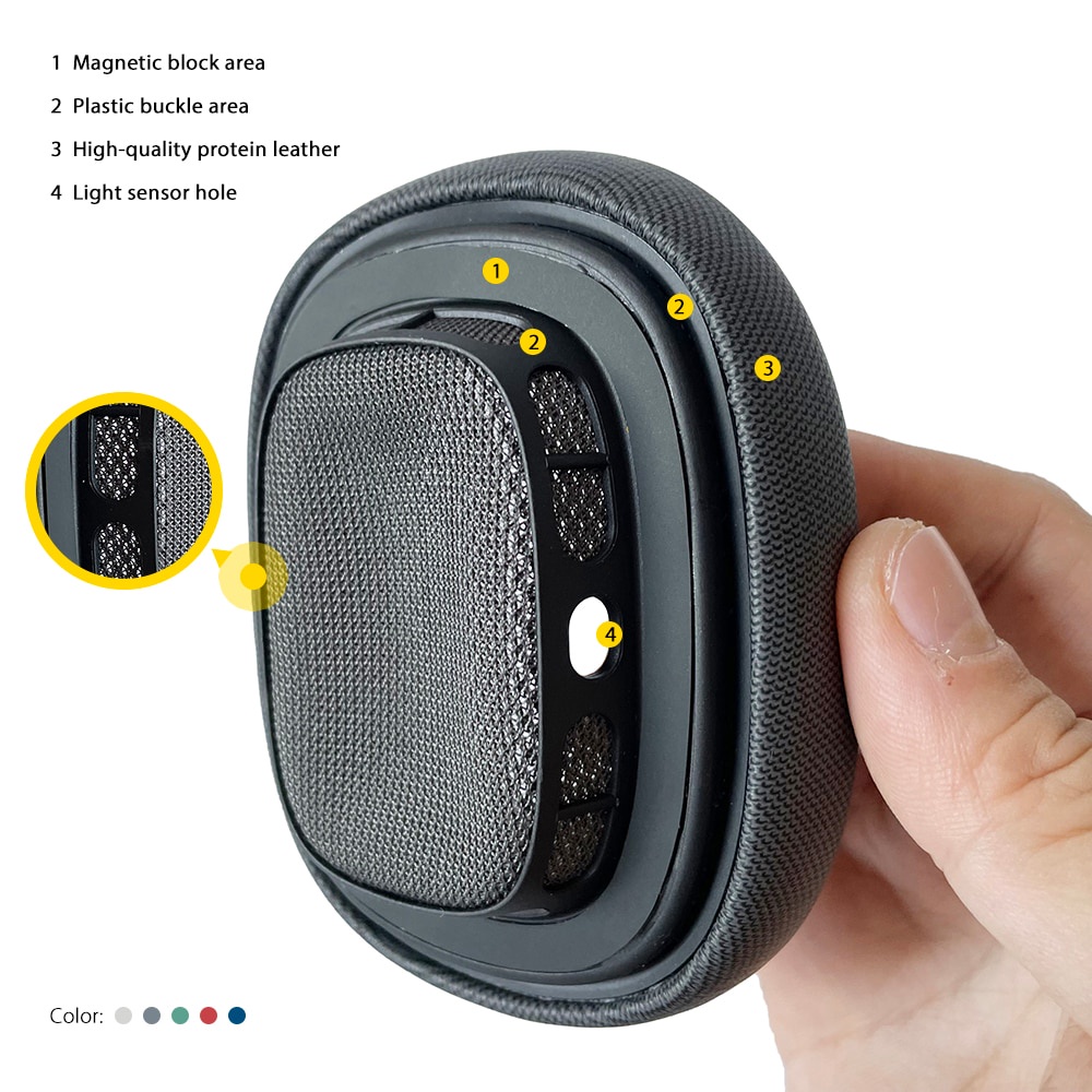 Đệm Bọc Bảo Vệ Tai Nghe FONKEN  Chụp Đầu Bằng Memory Foam Phối Da Thay Thế Tiện Dụng Cho AP Air-Pods Max