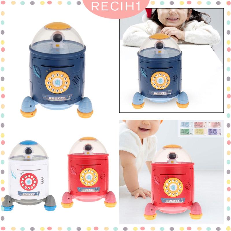 Hộp Đựng Tiền Tiết Kiệm Có Mật Khẩu Tự Động Giáo Dục Cho Bé