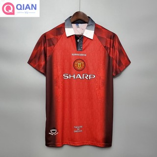  Bộ Quần Áo Bóng Đá Đội Tuyển MU 96-97 Phong Cách Retro 