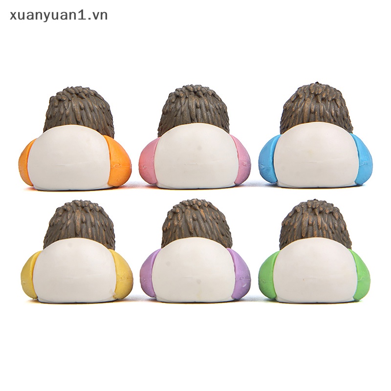 Xuan Đồ Chơi Mô Hình Nhím Gai Nhồi Bông / Chăn / Áo Khoác Mini Bằng PVC Trang Trí Sân Vườn Nhà Cửa VN