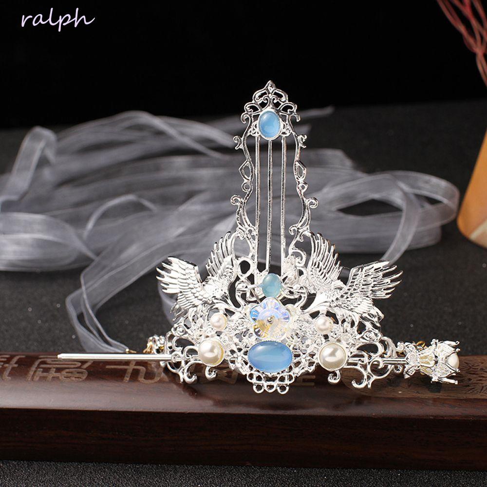 Trâm Cài Tóc Hình Vương Miện Bằng Hợp Kim Phong Cách Trung Hoa Cổ Điển