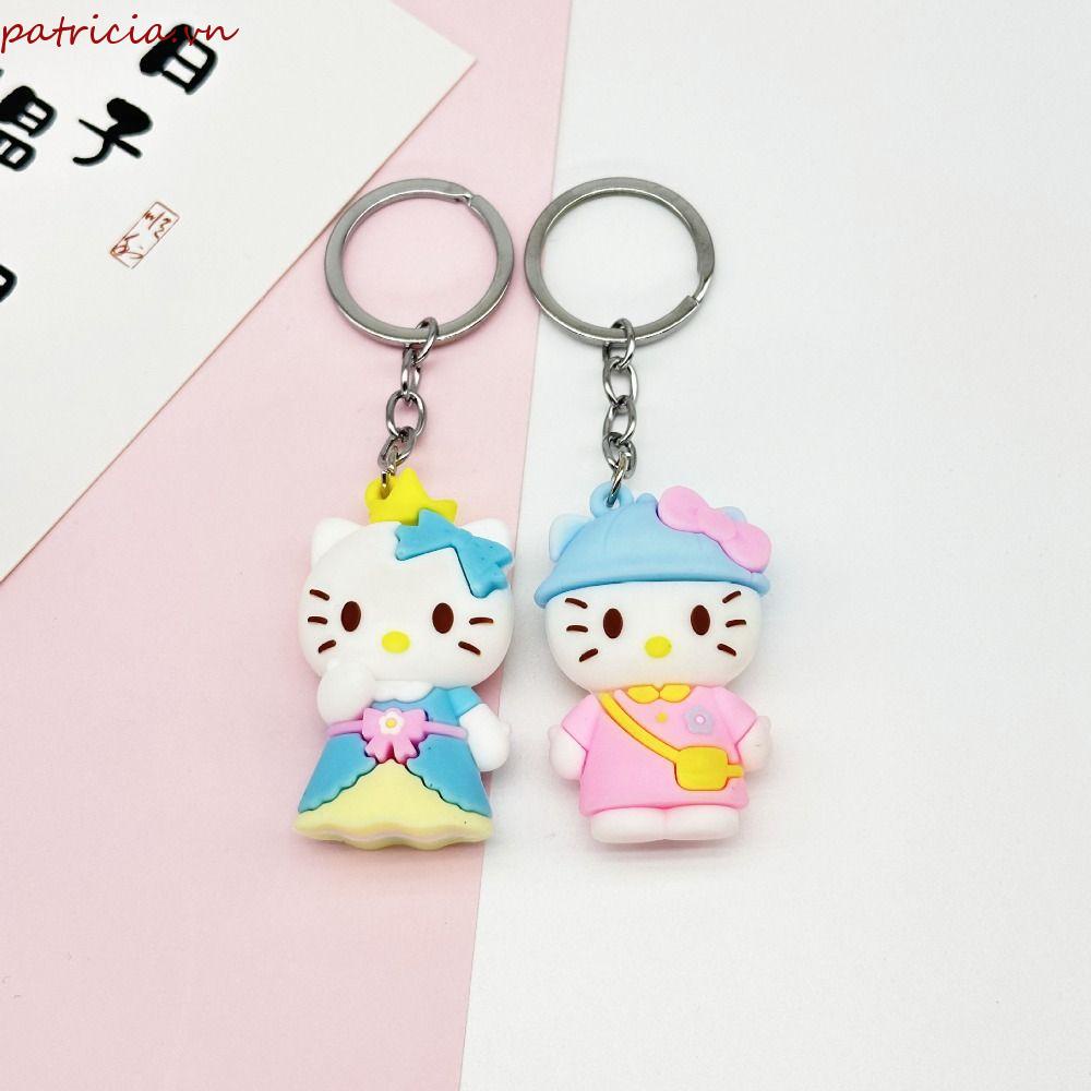 Móc Khóa Hình Mèo Kitty Xinh Xắn Bằng Pvc