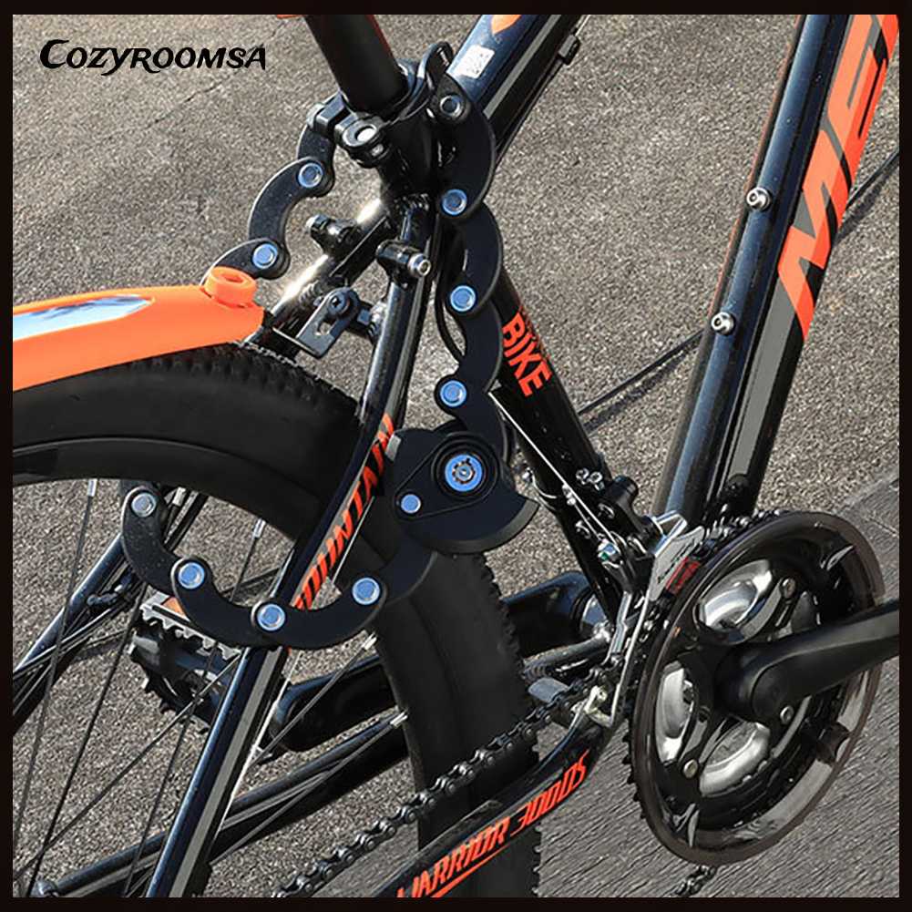 Dây Xích Khóa Xe Đạp / Xe Máy Bằng Hợp Kim Thép Cao Cấp