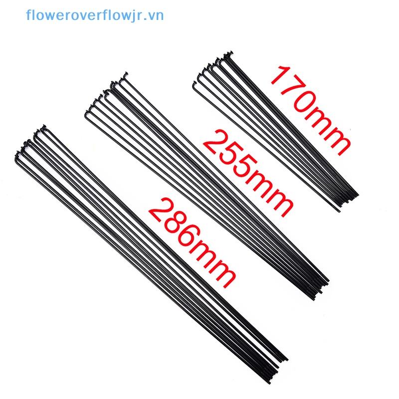 Bộ 10 Căm Xe Đạp 14G + Núm Vú 12mm 170~286mm Bằng Thép