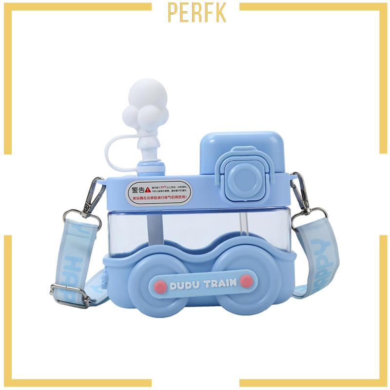 Bình Nước Di Động Dễ Thương Có Dây Đeo Vai Tùy Chỉnh Cho Bé