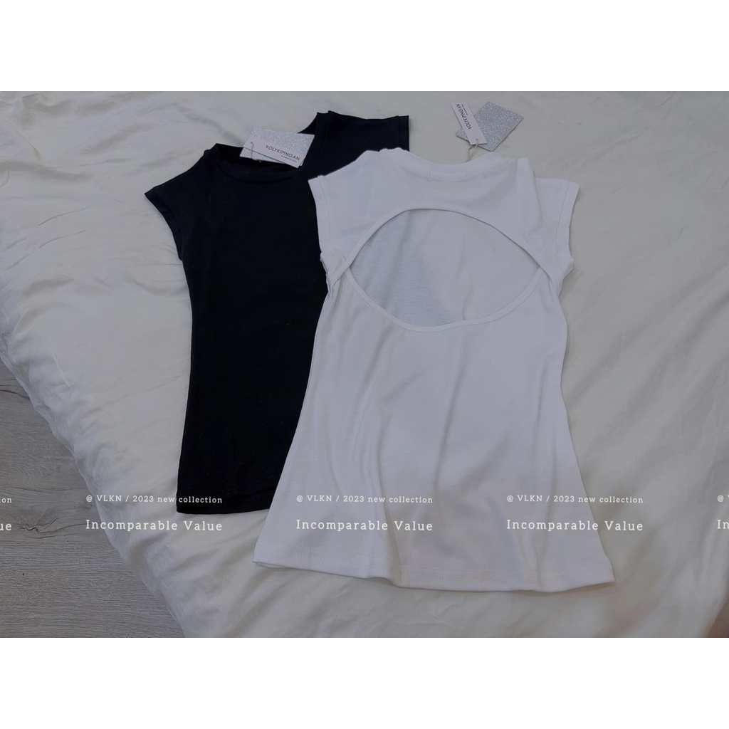 Áo tay liền khoét lưng