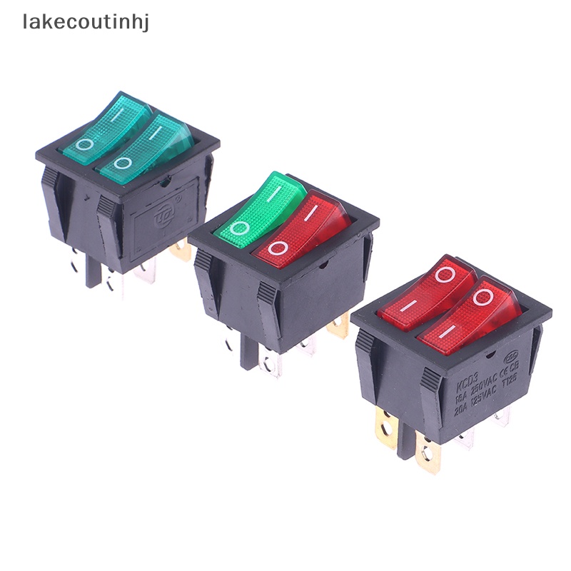 Công Tắc Bật / Tắt Đèn KCD4 KCD6 4 / 6PIN Cho Tàu Thuyền