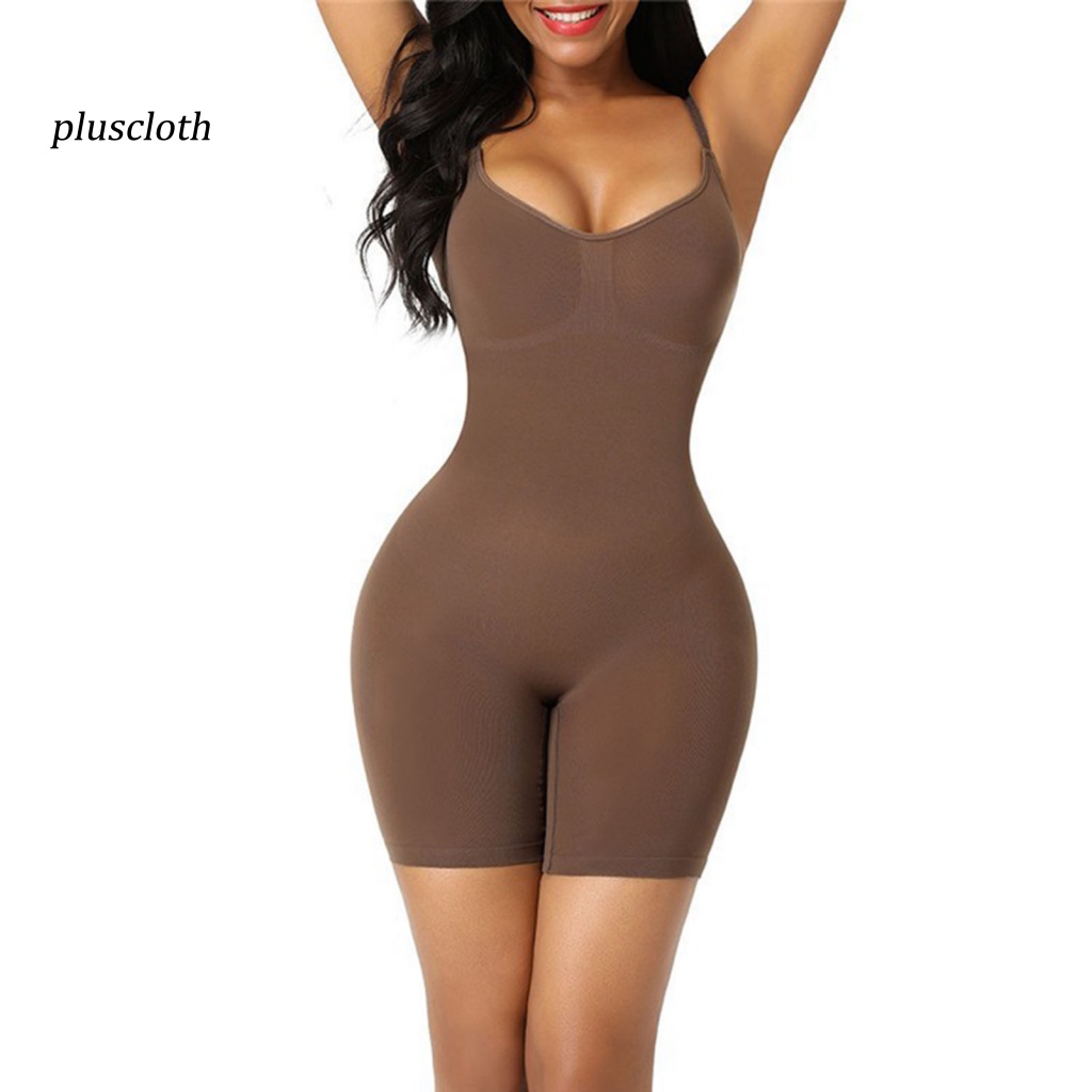 < Pluscloth > Bộ Đồ Lót Định Hình Cơ Thể Độ Co Giãn Cao Thoáng Khí Nâng Mông Phục Hồi Da Sau Sinh Mặc Hàng Ngày Cho Nữ