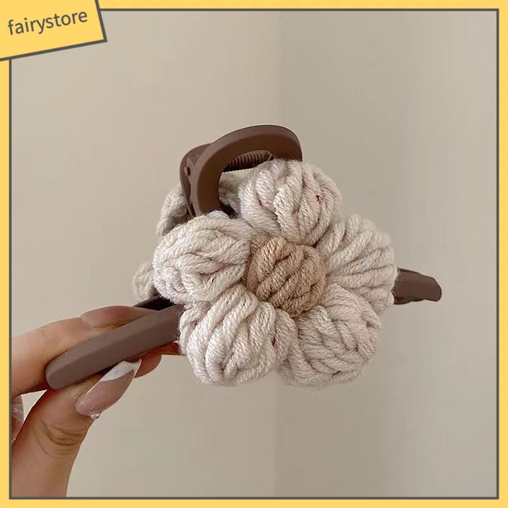 Kẹp Tóc Càng Cua Cố Định Tóc Đuôi Ngựa Mạnh Chống Trượt Màu Sắc Tương Phản