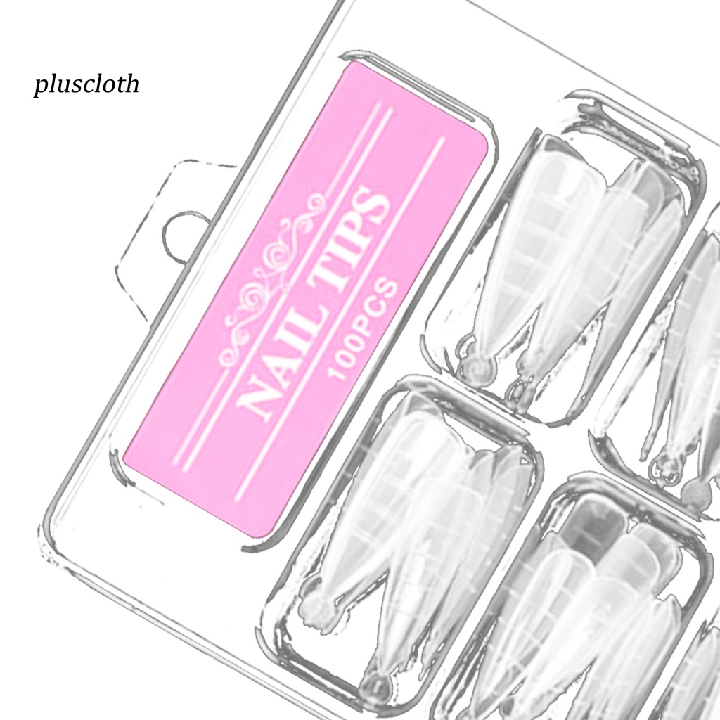 Bộ 100 Móng Tay Giả Che Phủ Toàn Diện Mượt Mà