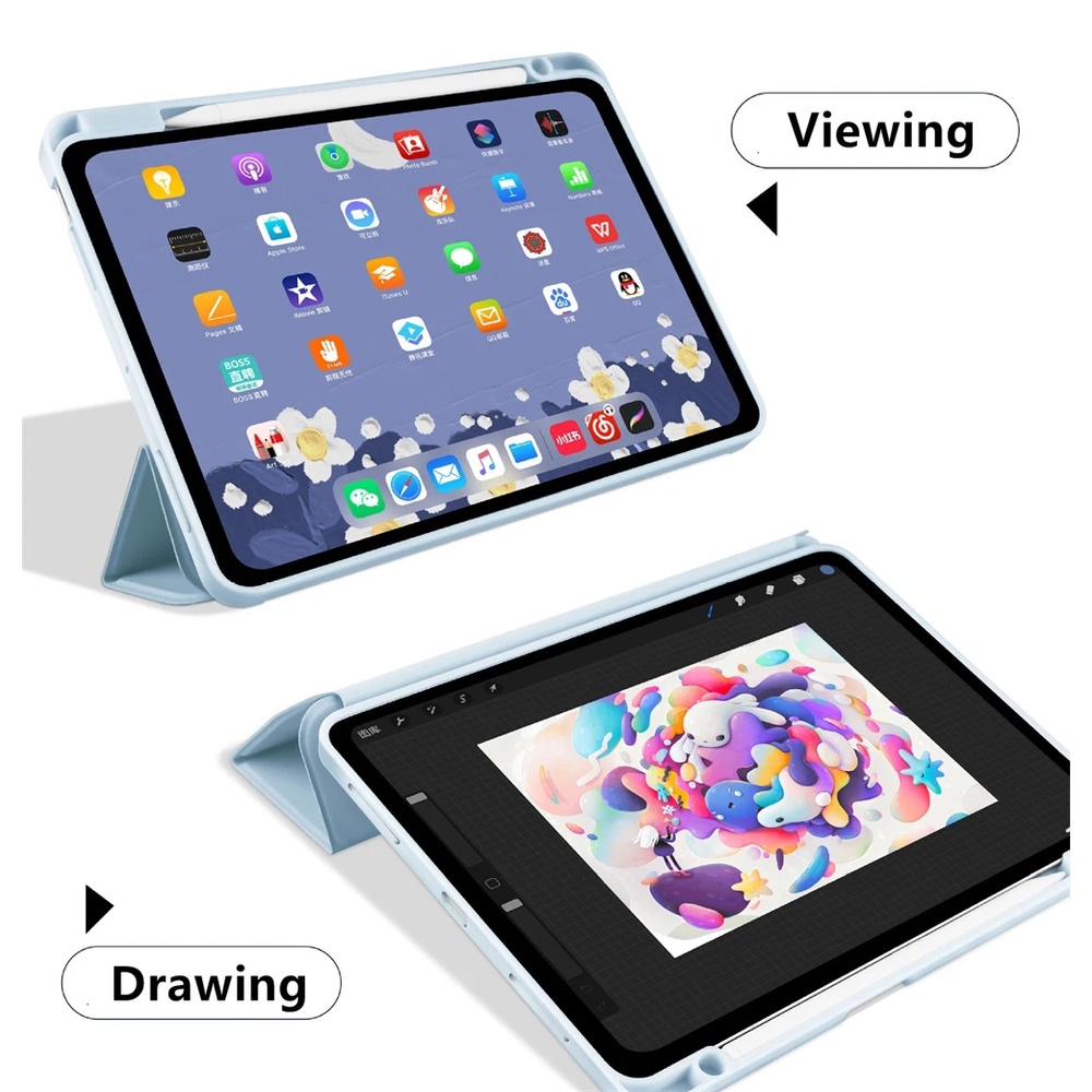 Bao Da Máy Tính Bảng Từ Tính Cho iPad 10 10.9 2022 Pro 10.5 11 2022 2021 2020 2018 9.7 5th 6th 10th 10.9 Mini 6 Air 5 4 3 2 1 Ốp