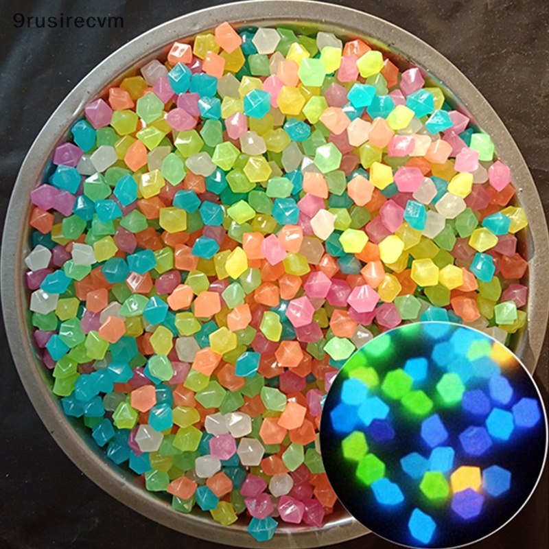 50 viên đá phát sáng ngoài trời phát sáng trong vườn tối đá cuội trang trí bể cá mới