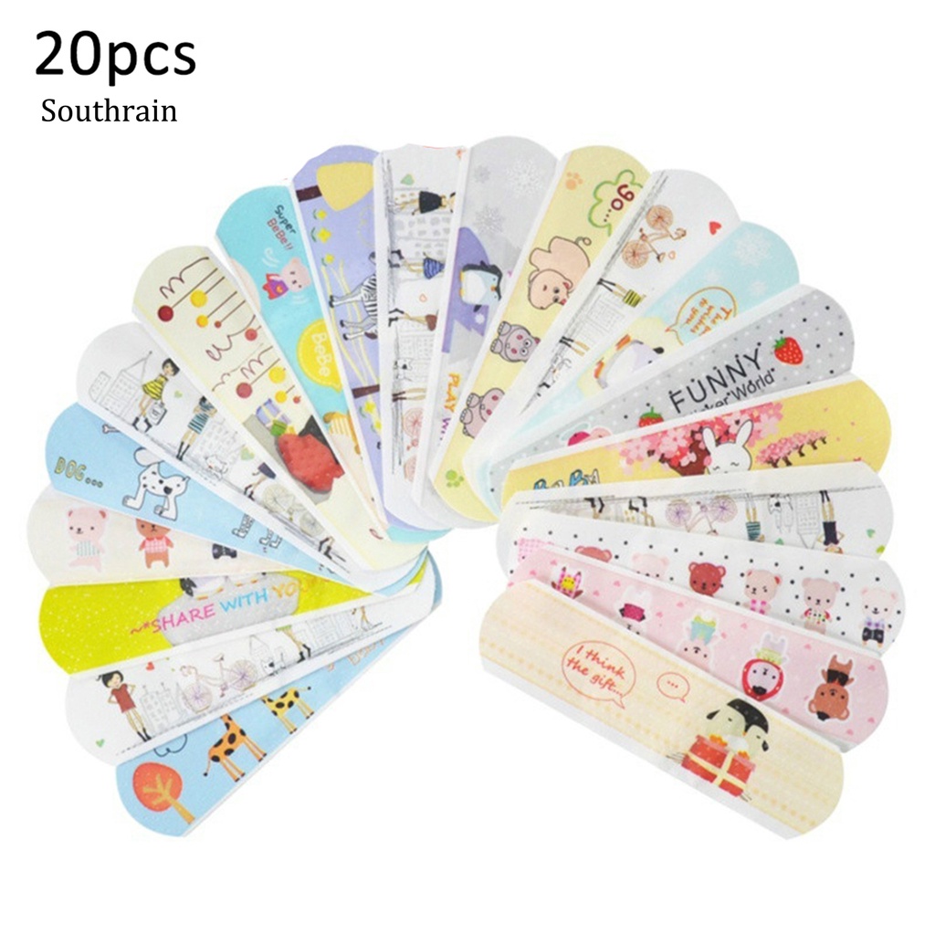 Set 10 / 20 / 50 Băng Gạc Cứu Thương Hình Thú Hoạt Hình Chống Nước