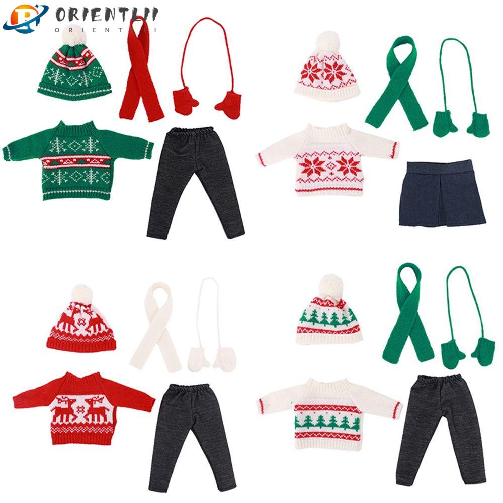 Bộ Trang Phục Giáng Sinh Gồm 6 Kiểu Dành Cho Búp Bê Barbie