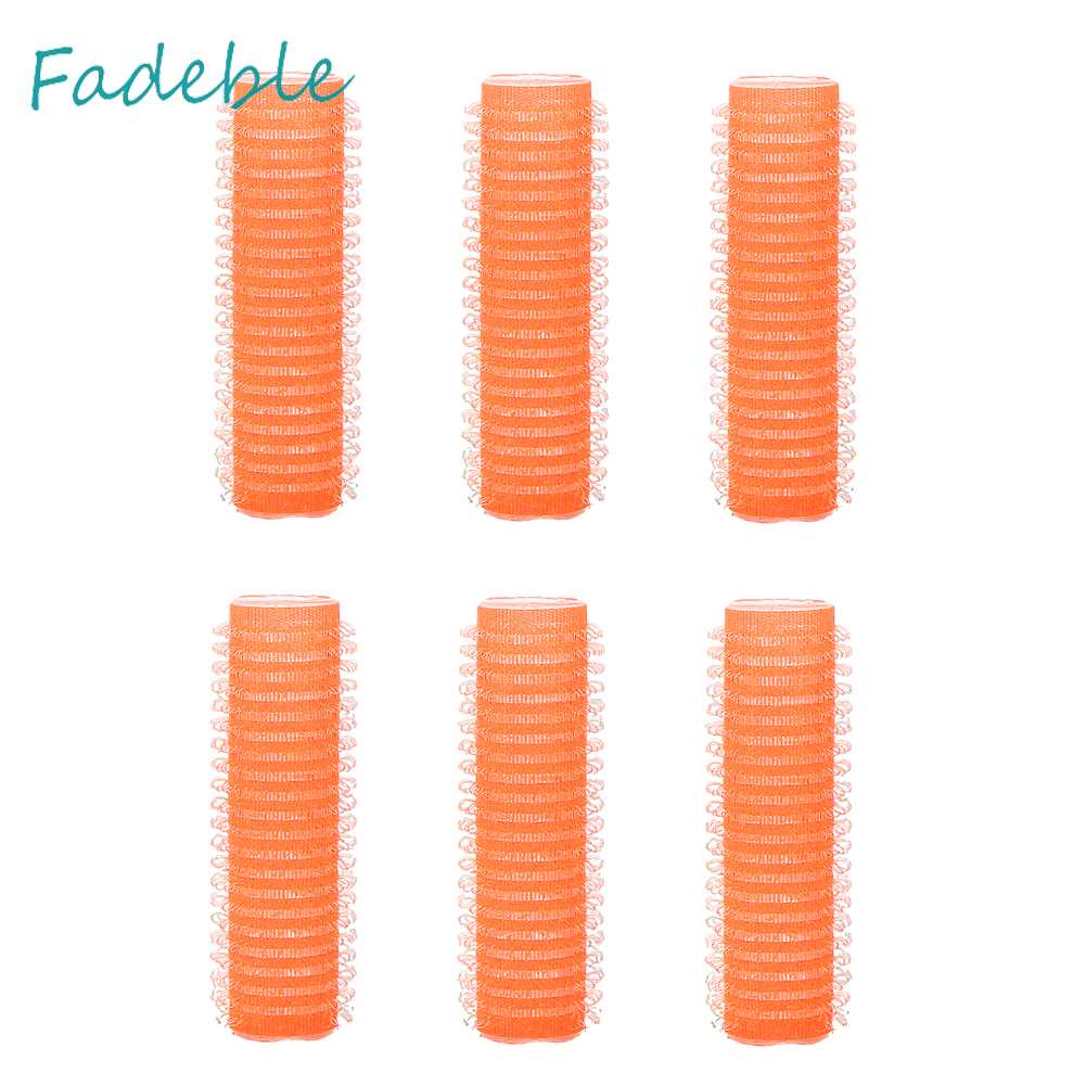 Set 6 Lô Uốn Tóc Xoăn DIY Màu Sắc Ngẫu Nhiên Bền Bỉ Dành Cho Nữ