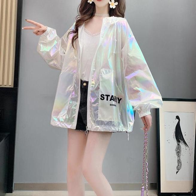 Áo Khoác Cardigan Mỏng Chống Nắng Dáng Rộng Phong Cách Phương Tây Thời Trang Mùa Hè Cho Nữ