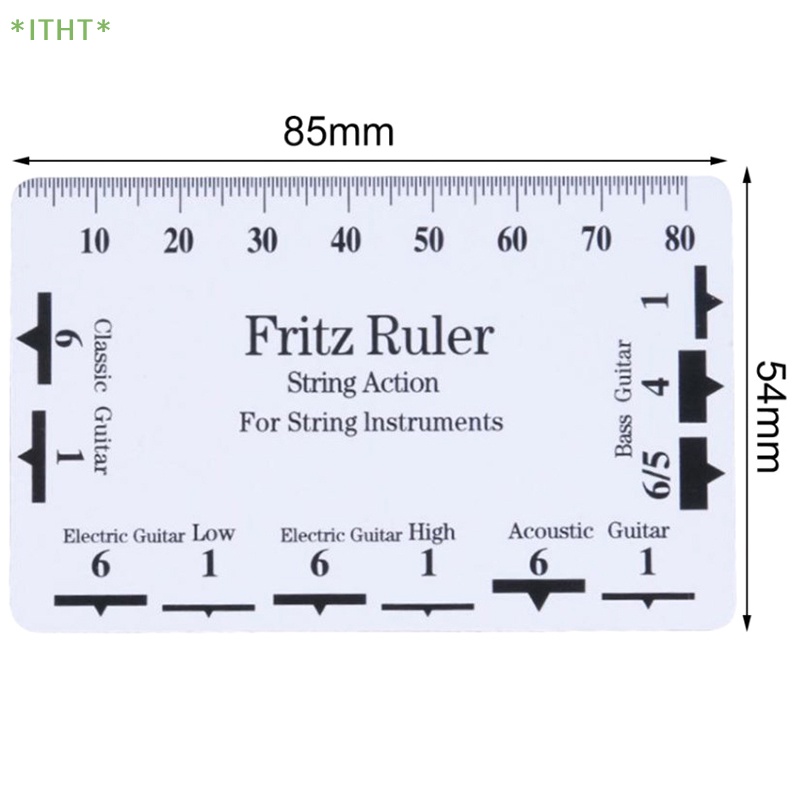 Thước Đo Dây Đàn Guitar Bằng PVC Nhỏ Gọn Tiện Dụng Mới