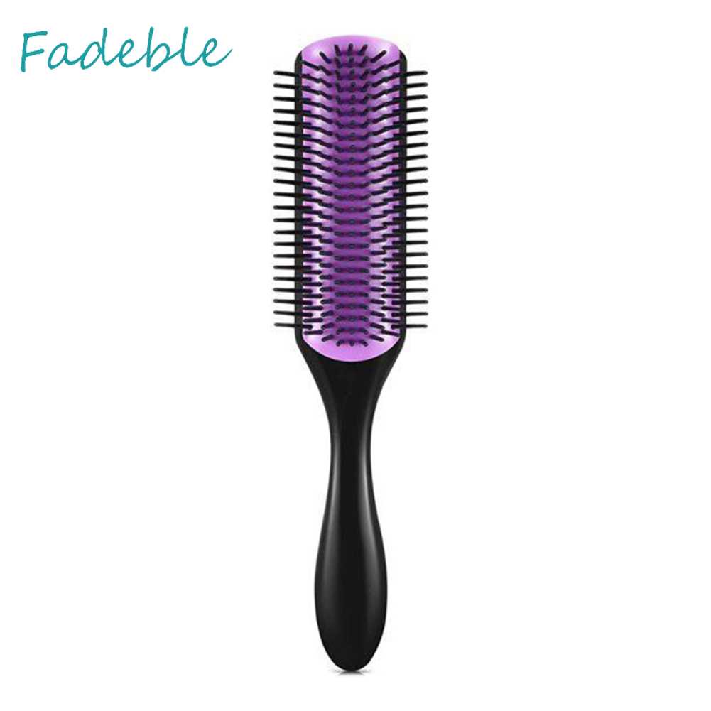 Lược Chải Tạo Kiểu Tóc 9 Hàng Có Thể Sử Dụng Dạng Khô Và Ướt