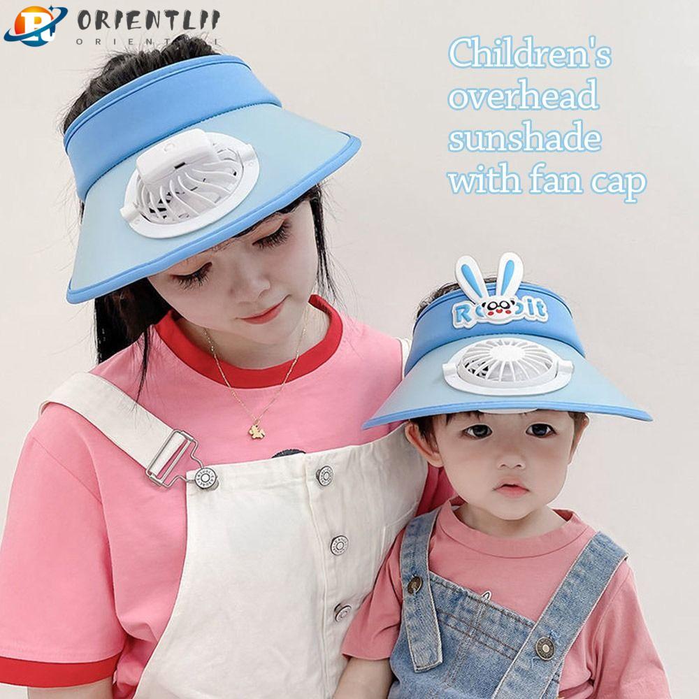 Mũ Chống Nắng Kèm Quạt Tiện Dụng Khi Đi Cắm Trại / Leo Núi