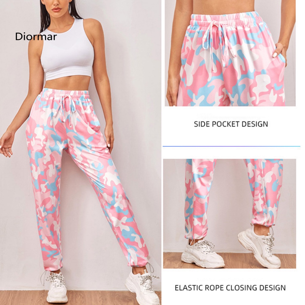 Quần Thể Thao Dây Rút In Họa Tiết Thời Trang Năng Động