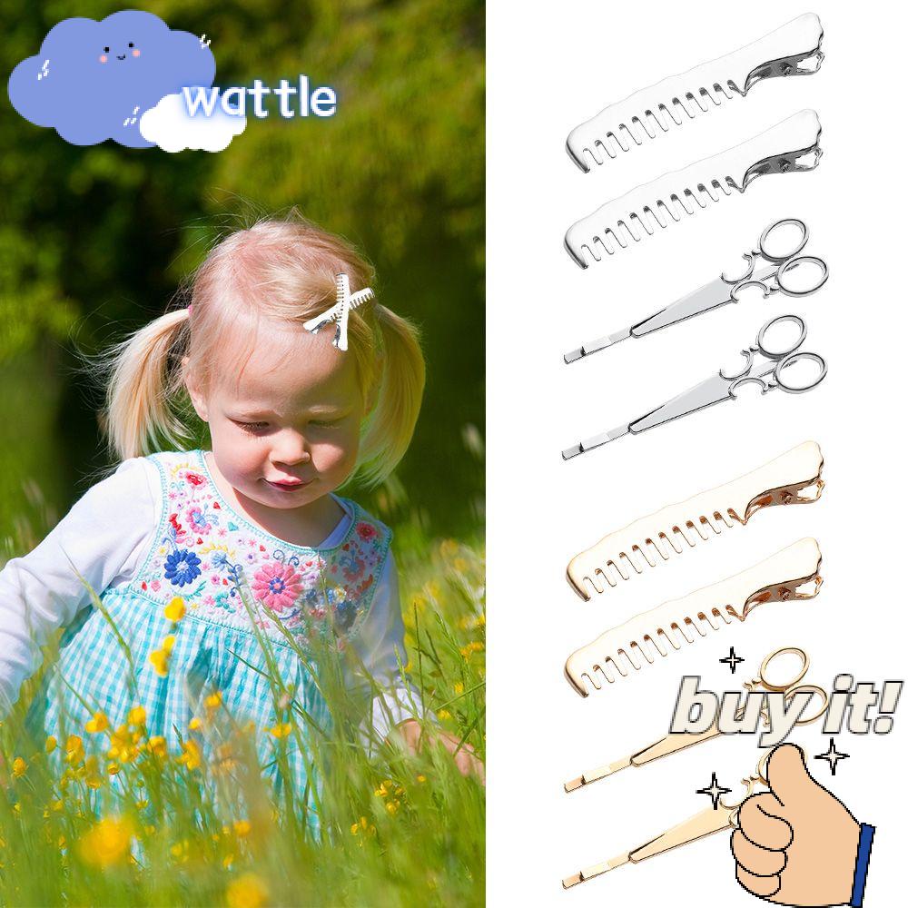 Set 2 Kẹp Tóc Trang Trí Sáng Tạo Cho Nữ|Kẹp Tóc Thiết Kế Đơn Giản Tiện Dụng