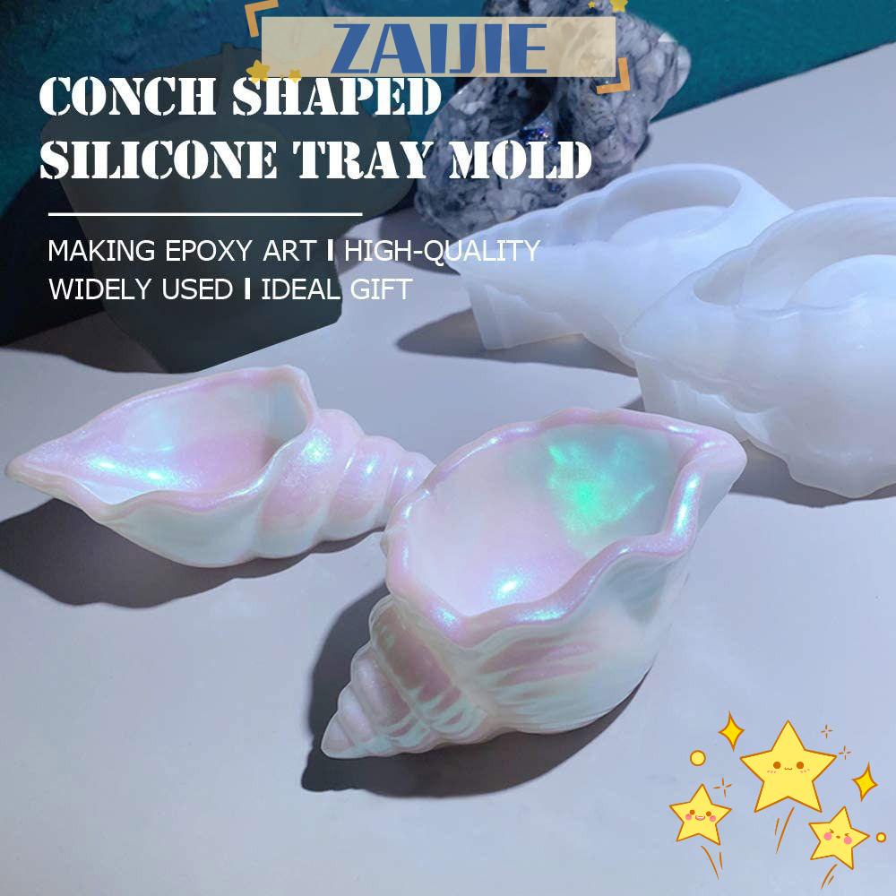 Khuôn Làm Nến Handmade 24 Ngăn Hình Vỏ Sò Bằng Silicone Tiện Lợi