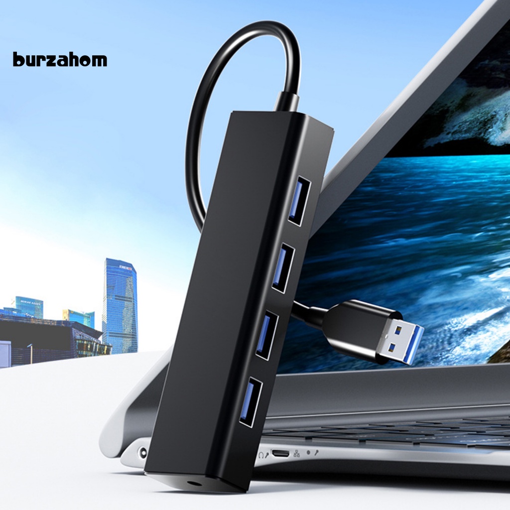 Bộ Chia 4 Cổng USB 3.0 4 Cổng Màu Đen Cho Điện Thoại / Máy Tính