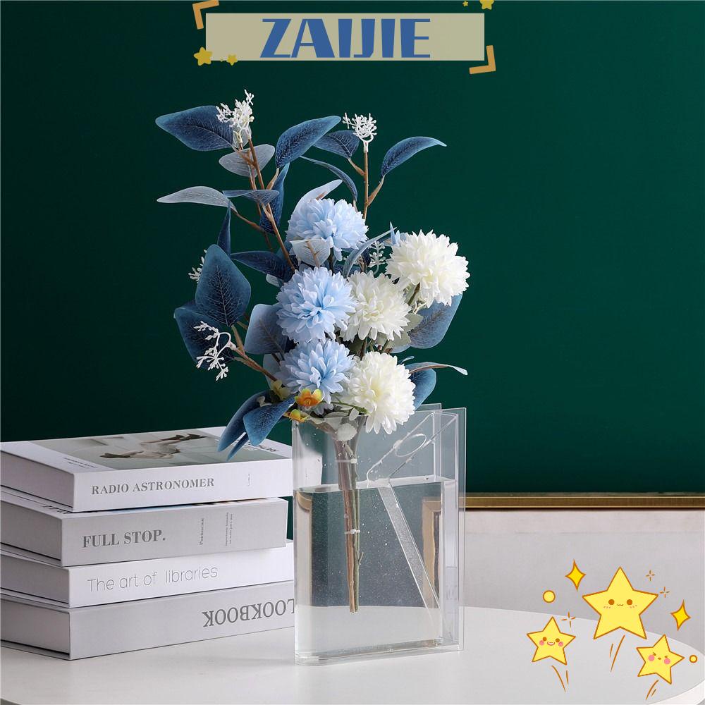 Zaijie Lọ Hoa Acrylic Trong Suốt 24 Mẫu Mới Phong Cách Bắc Âu Trang Trí Đám Cưới