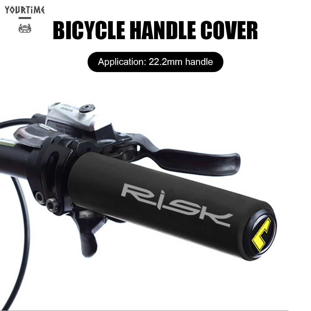 1 Cặp Vỏ Bọc Tay Lái Xe Đạp Bằng Silicone Chống Trượt