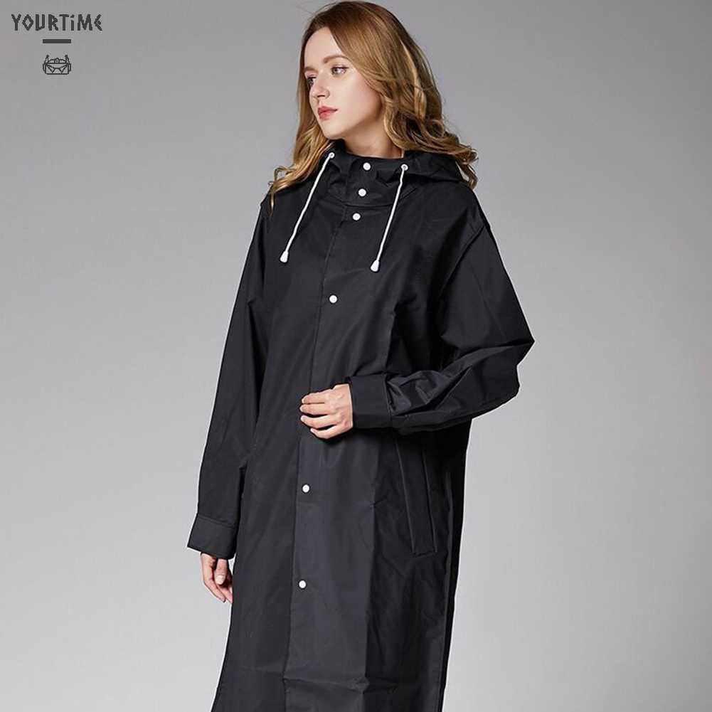 Áo Mưa Dáng Dài Chống Thấm Nước Có Mũ Trùm Tiện Lợi Dành Cho Nam Và Nữ