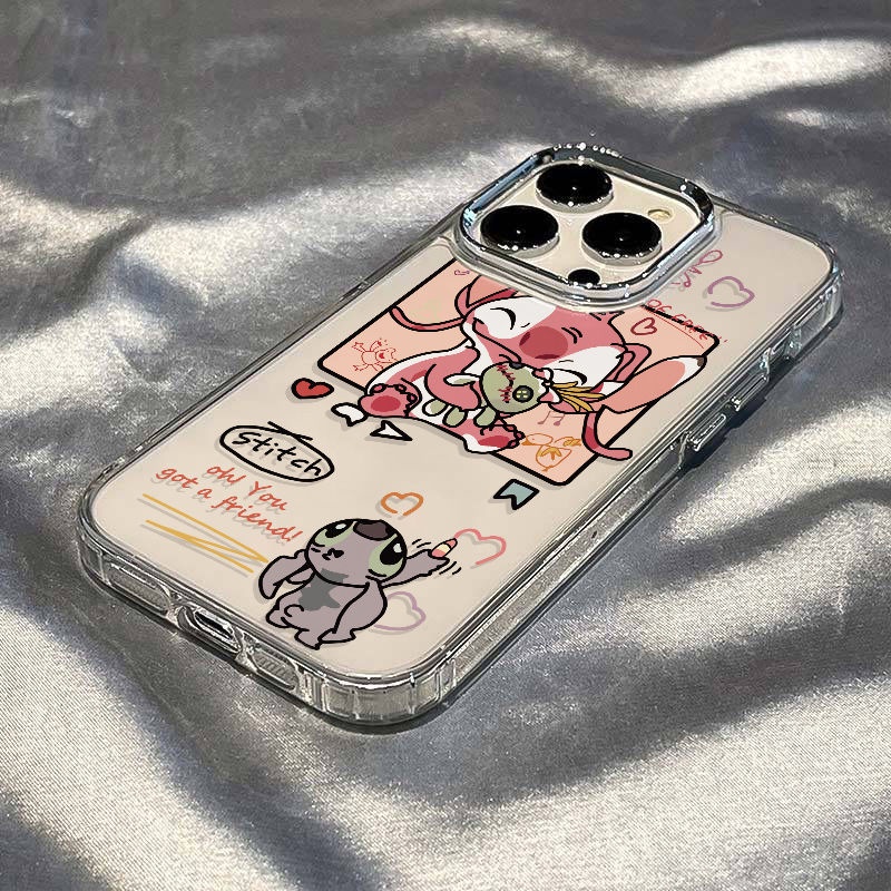 ✅Ốp Điện Thoại Mềm Chống Sốc Đính Búp Bê Thiên Thần PNFP Cho Iphone 127 14pro plus Max8 1311