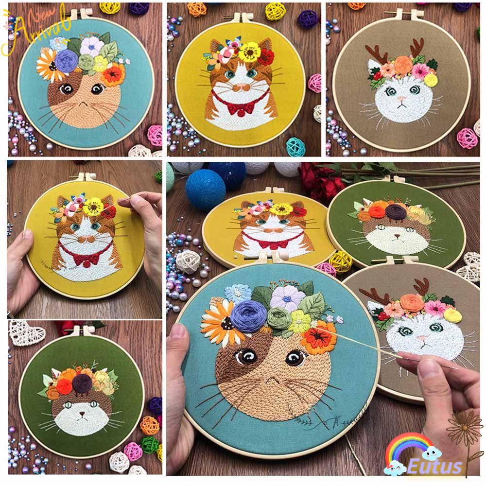 Bộ Dụng Cụ Kim Thêu Thủ Công Cho Người Mới Bắt Đầu