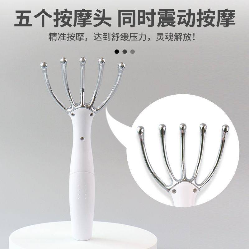 Lược Mát Xa Da Đầu Hình Bạch Tuộc Năm Cánh Giúp Chống Trầy Xước Và Mát Xa Da Đầu