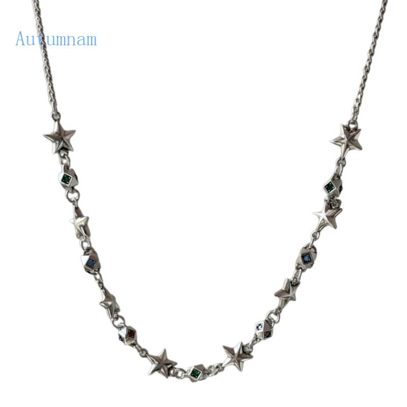 Vòng Cổ Choker Đính Đá Zircon Mini Đơn Giản Thời Trang