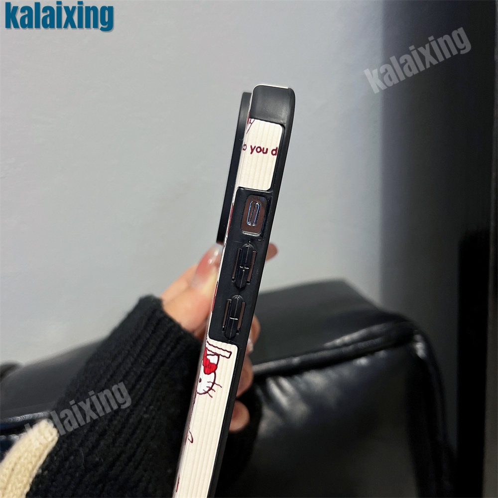 Ốp Điện Thoại Mềm Hình Hello Kitty Cho iPhone 11 12 13 14 Pro Max 14 Plus Xs Max X XR 7 8 Plus