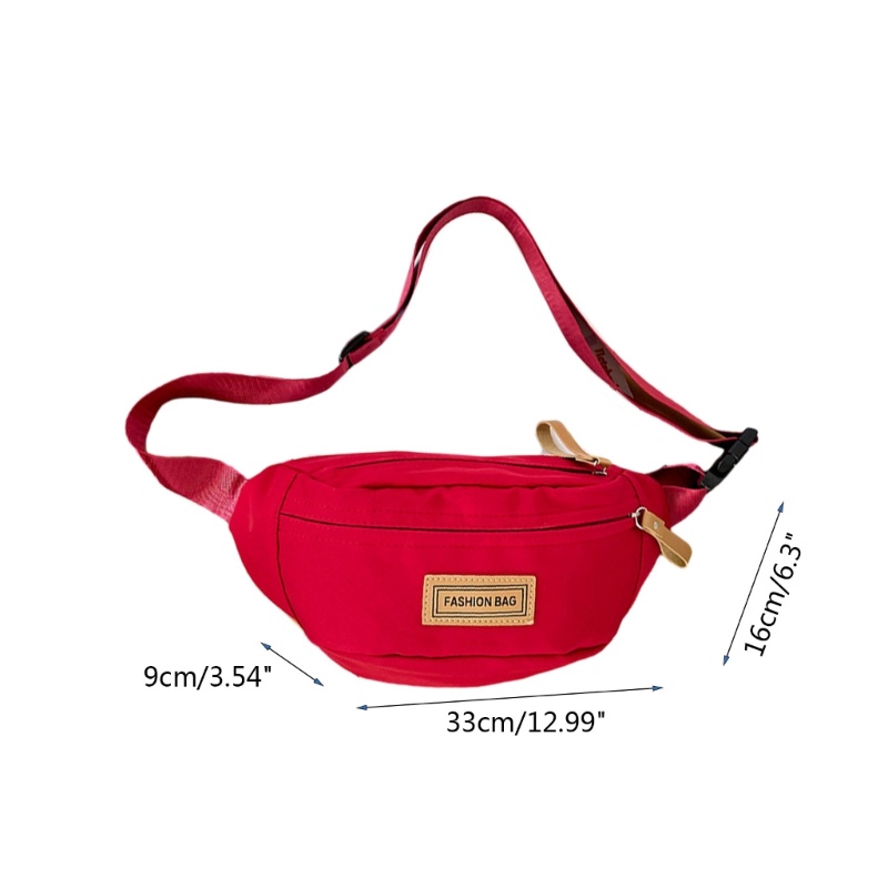 Túi Đeo Chéo Ngực / Thắt Lưng Bằng Nylon Sức Chứa Lớn Phong Cách Thể Thao Thời Trang Cho Nam Và Nữ