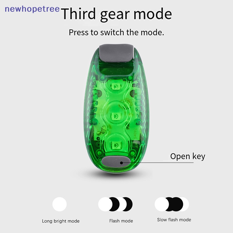 Đèn LED Cảnh Báo An Toàn Gắn Đuôi Xe Đạp Leo Núi / Nón Bảo Hiểm