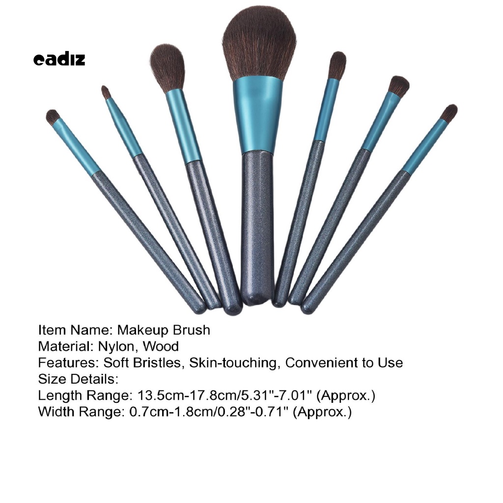 Bộ 7 Cọ Trang Điểm Chuyên Nghiệp Mềm Mại Tiện Dụng
