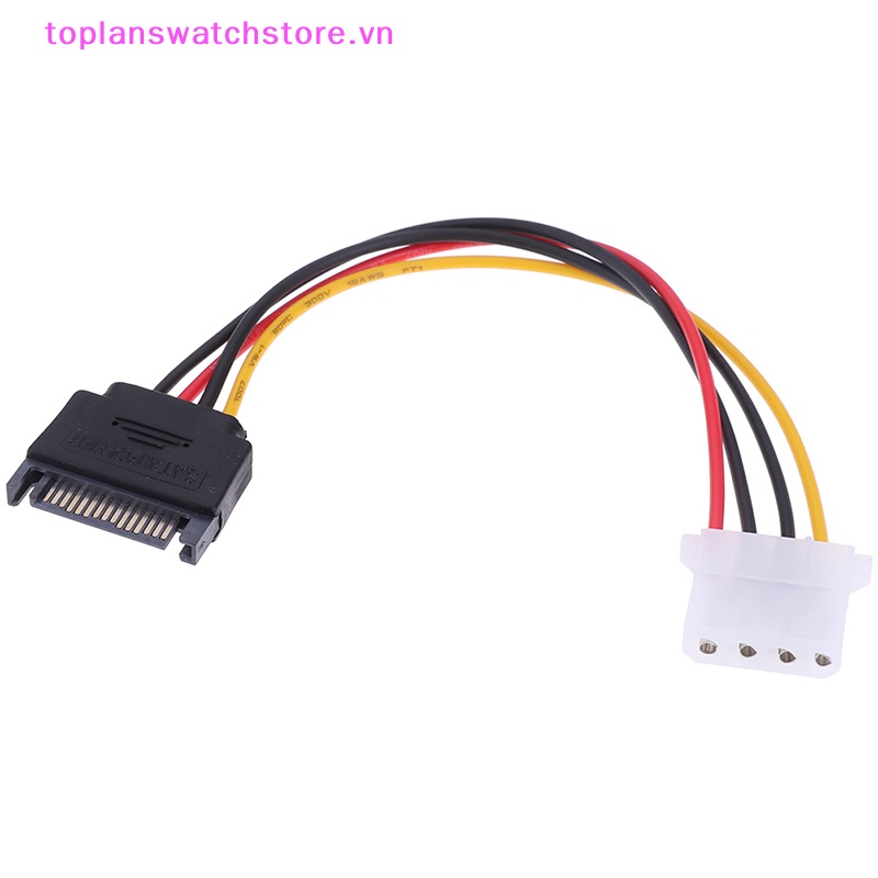 Cáp Nguồn SATA 15 Pin Sang Molex IDE 4 Pin Chuyên Dụng Cho toplanswatchstore SATA