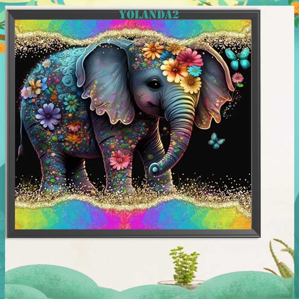 Tranh Đính Đá Kim Cương Toàn Bộ 5D DIY Hình Vẽ Động Vật