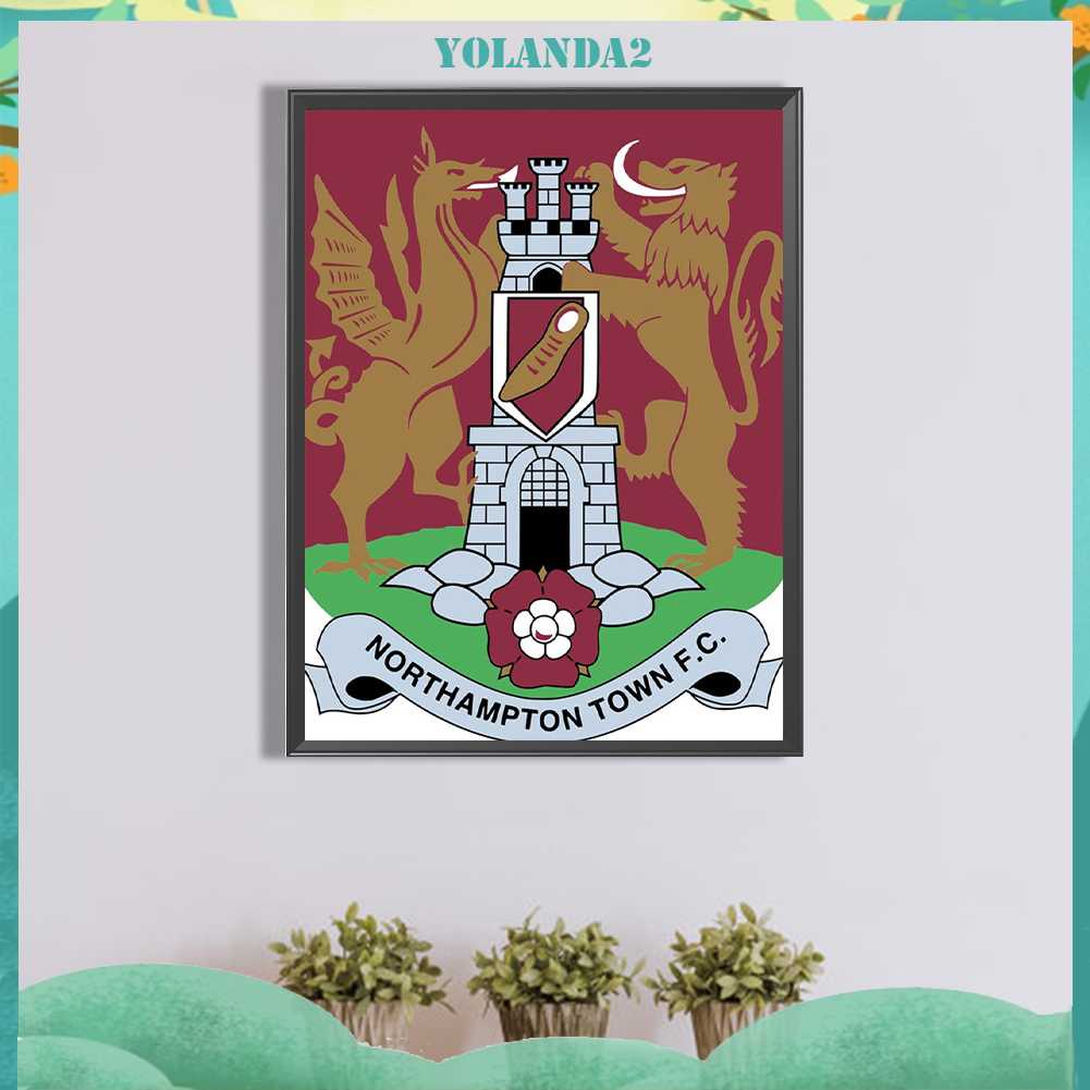 Tranh Đính Đá Kim Cương Toàn Bộ 5D DIY Hình Vẽ Thành Phố Northampton