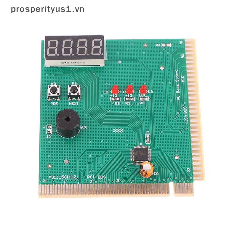 [prosperityus1] Bo Mạch Chủ PCI &amp; ISA Hiển Thị 4 Chữ Số PC Debug Post [VN]
