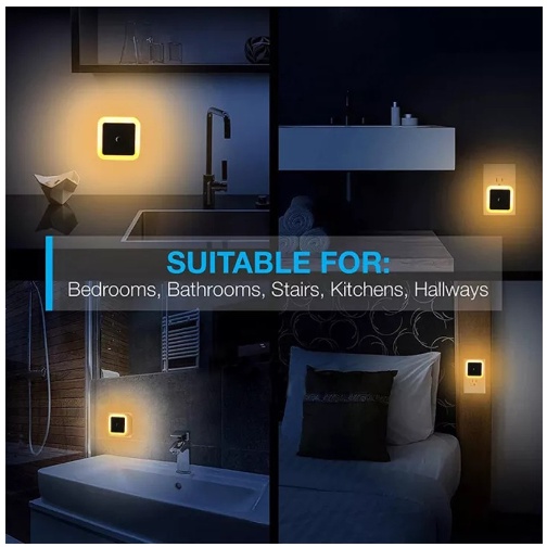 [on Sale] [lowest Price] Auto Led Light Bedroom Sleeping Night Suitable For Bedrooms, Aisles, Toilets, Kitchens, Etc &#39;Zone