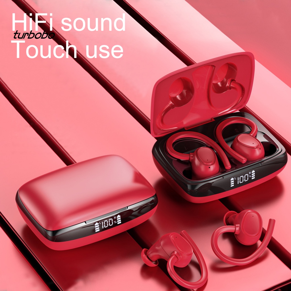 Tai Nghe Thể Thao Không Dây Bluetooth 5.1 Chống Ồn Có Màn Hình LED Kỹ Thuật Số