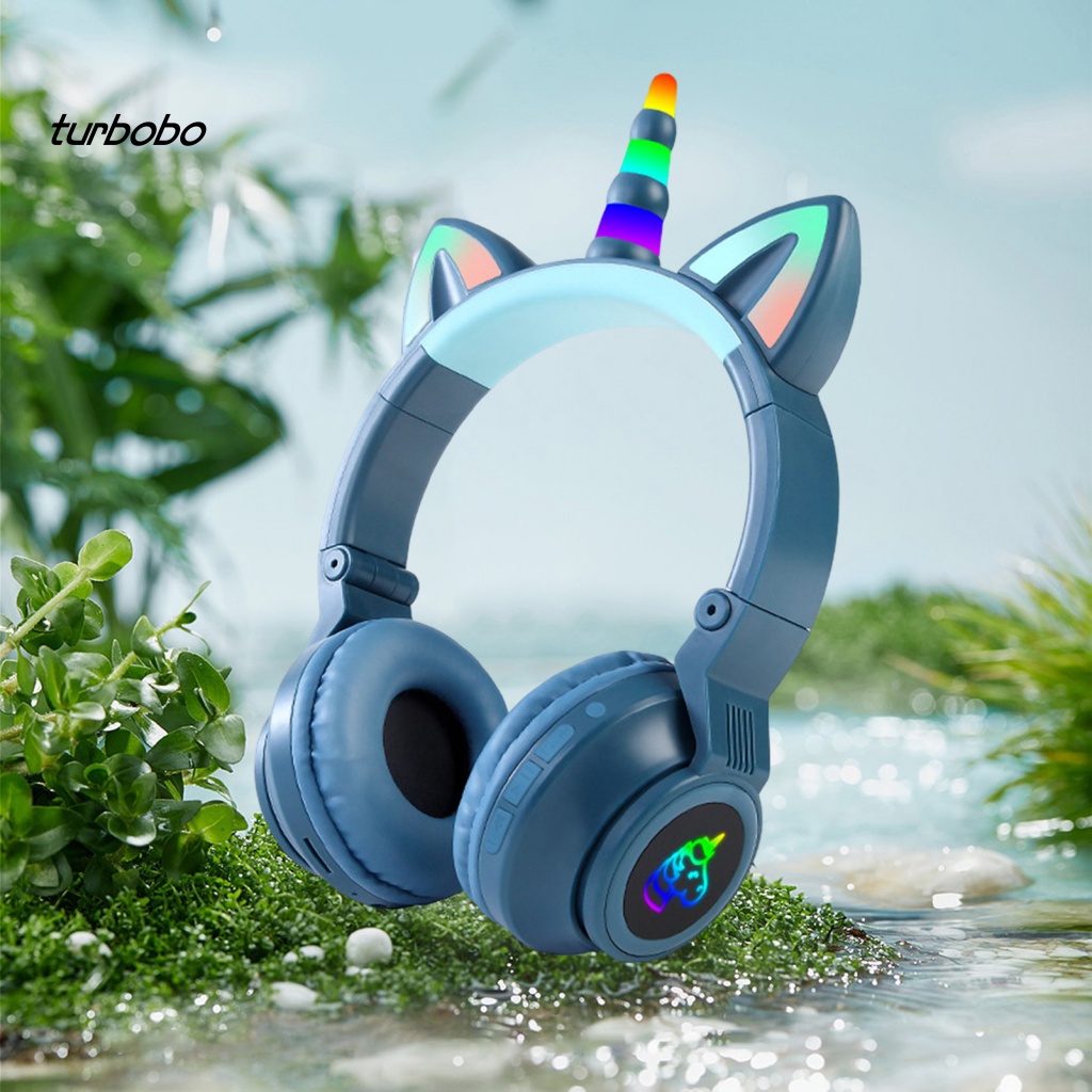 Tai Nghe Không Dây Bluetooth 5.0 Giảm Tiếng Ồn Hình Hoạt Hình Có Thể Điều Chỉnh Âm Lượng