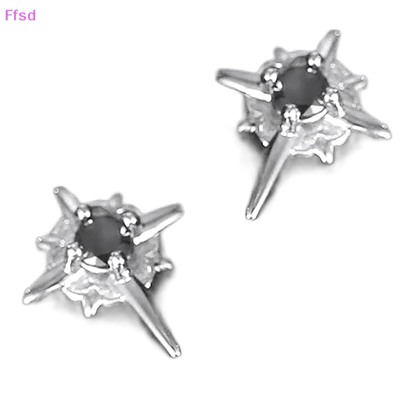 {Ffsd} Bông Tai Dạng Kẹp Từ Tính Hình Ngôi Sao Pha Lê Phong Cách Harajuku Thời Trang Hàn Quốc Dành Cho Nữ