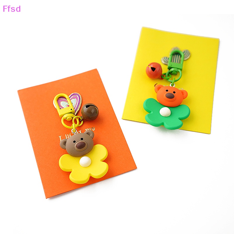 {Ffsd} Phụ Kiện Móc Khóa Xe Hơi Hình Gấu Chaoku Trang Trí Tinh Tế Cá Tính Dành Cho Nam Và Nữ * Hàng Bán Chạy