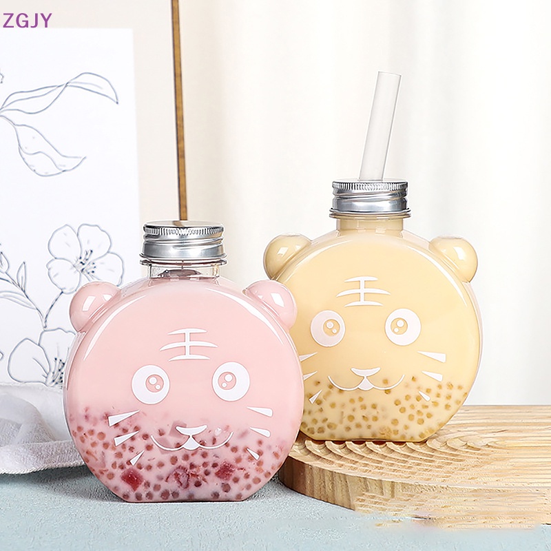 Bình Đựng Nước Trà Sữa Hình Hổ Hoạt Hình Dễ Thương Dùng Làm Quà Tặng Giáng Sinh Cho Cặp Đôi Mới